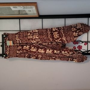Elephant Print Boho/Harem Pants